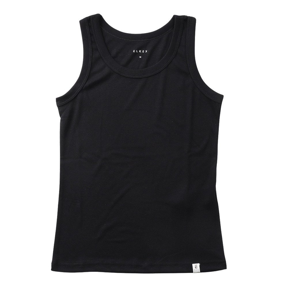 エルケクス（ELKEX）（レディース）リブ タンクトップ EKL6S10009 BLK