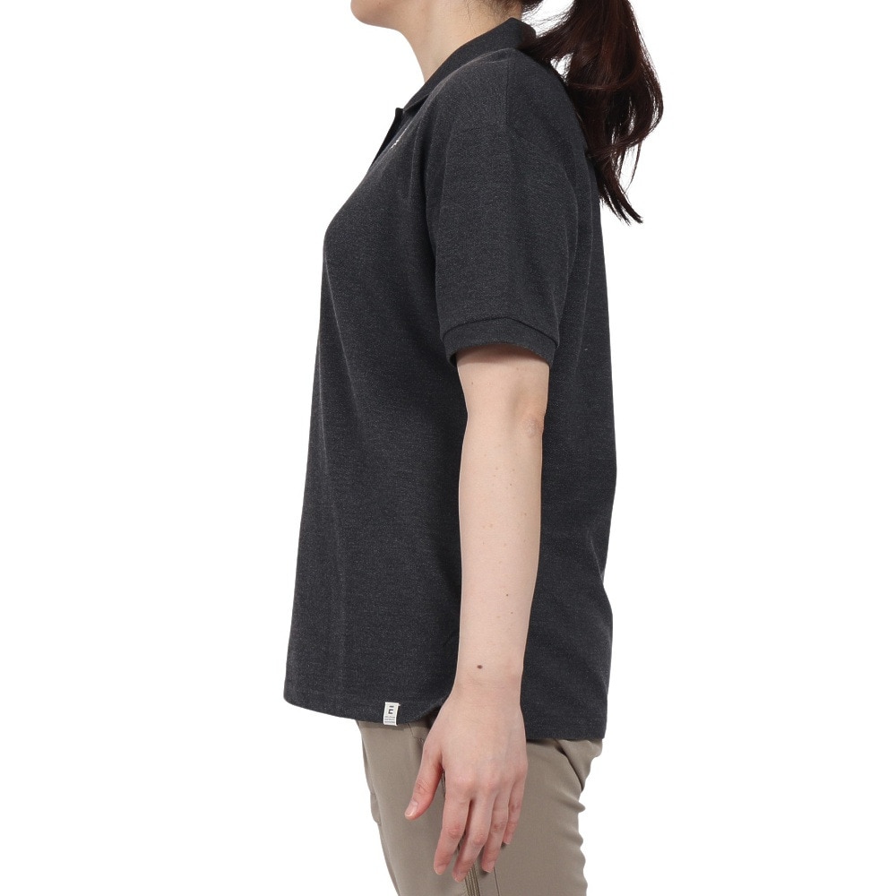 エルケクス（ELKEX）（レディース）半袖 PIQUE ポロシャツ EKL5S10044 DGRY