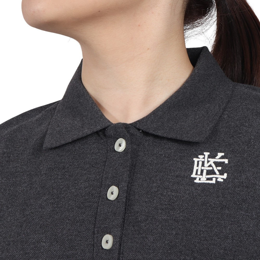 エルケクス（ELKEX）（レディース）半袖 PIQUE ポロシャツ EKL5S10044 DGRY