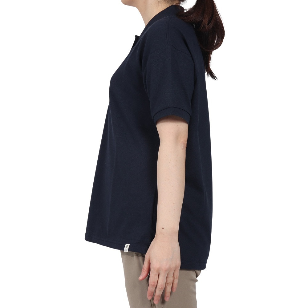 エルケクス（ELKEX）（レディース）半袖 PIQUE ポロシャツ EKL5S10044 NVY
