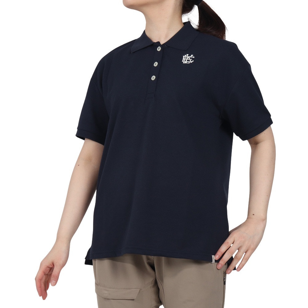 エルケクス（ELKEX）（レディース）半袖 PIQUE ポロシャツ EKL5S10044 NVY