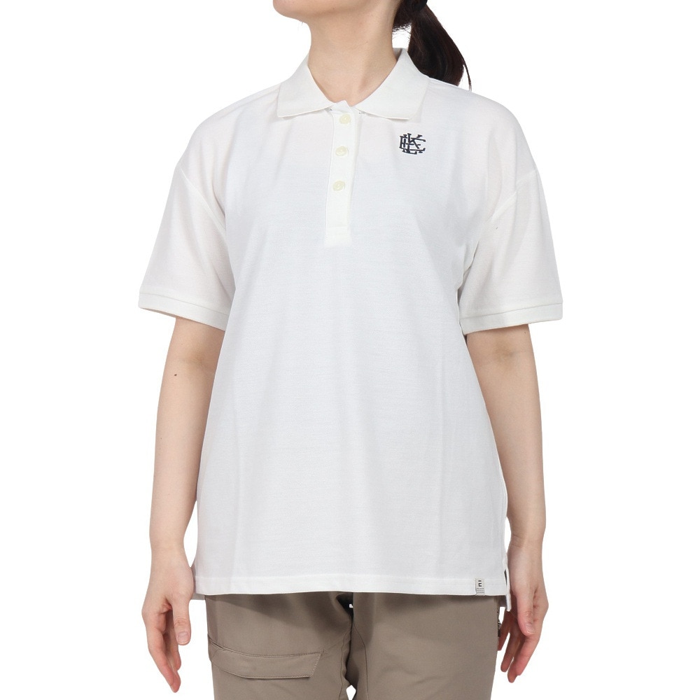 エルケクス（ELKEX）（レディース）半袖 PIQUE ポロシャツ EKL5S10044 OWHT