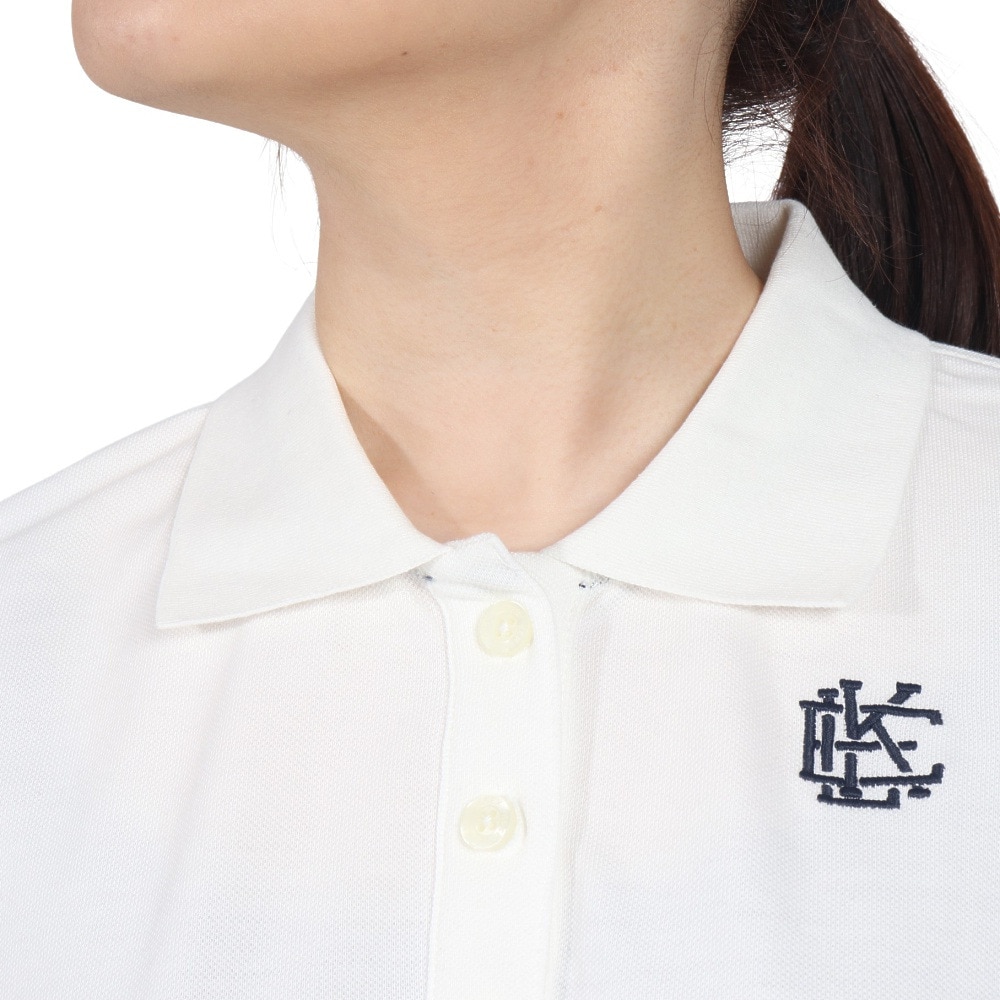 エルケクス（ELKEX）（レディース）半袖 PIQUE ポロシャツ EKL5S10044 OWHT