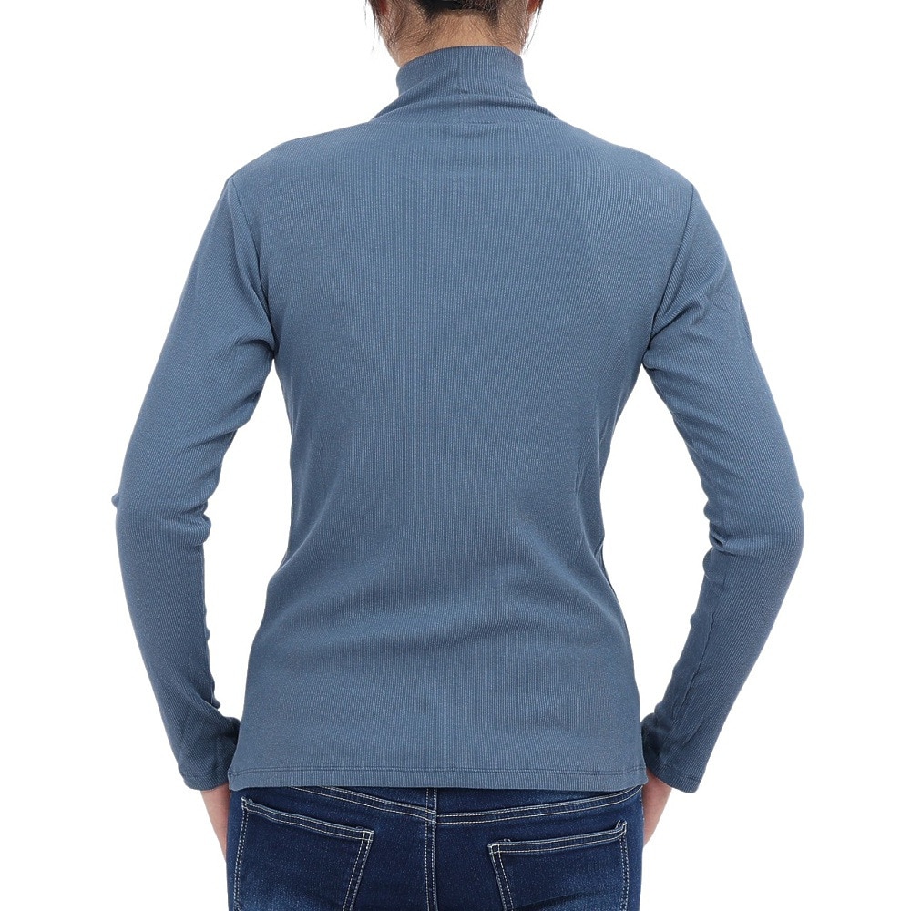 エルケクス（ELKEX）（レディース）長袖 タートルネックTシャツ EKL4FA0020 BLU