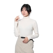 (レディース)長袖 タートルネックTシャツ EKL4FA0020 OWHT