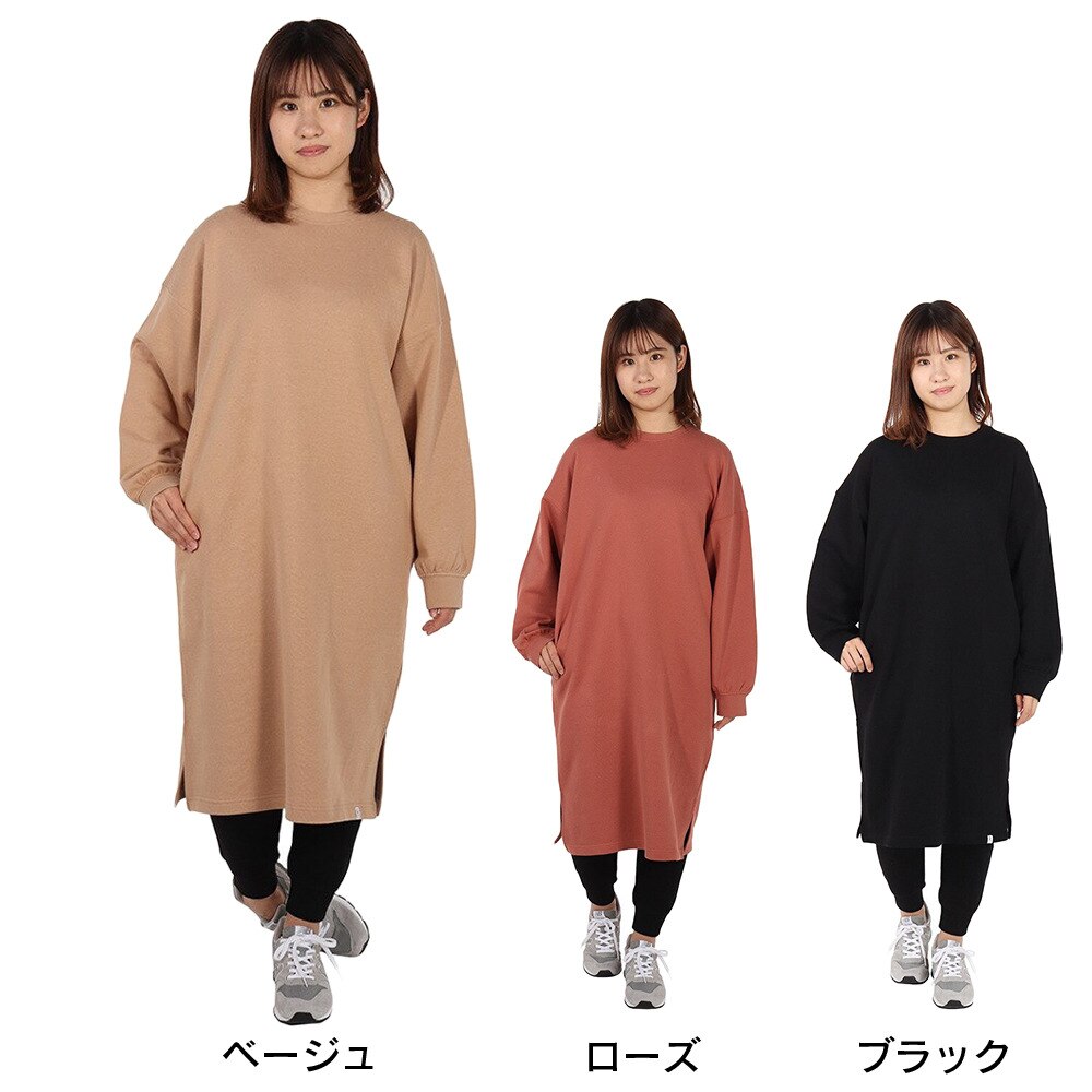 エルケクス（ELKEX）（レディース）スウェットビッグドレス EKL1FA3086 ROS