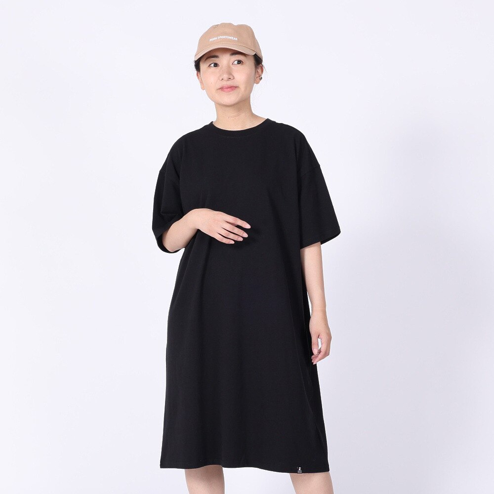 エルケクス（ELKEX）（レディース）UV オーバードレスTシャツ EKL2SP4193 BLK