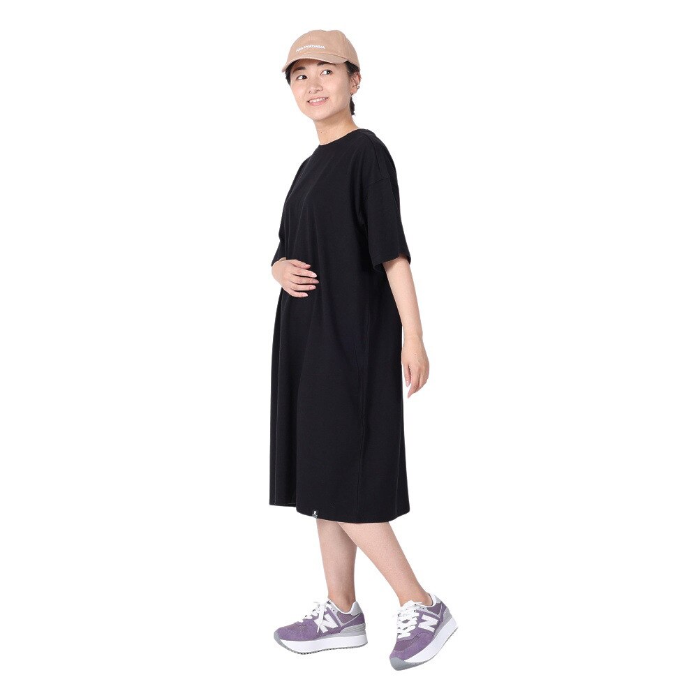 エルケクス（ELKEX）（レディース）UV オーバードレスTシャツ EKL2SP4193 BLK