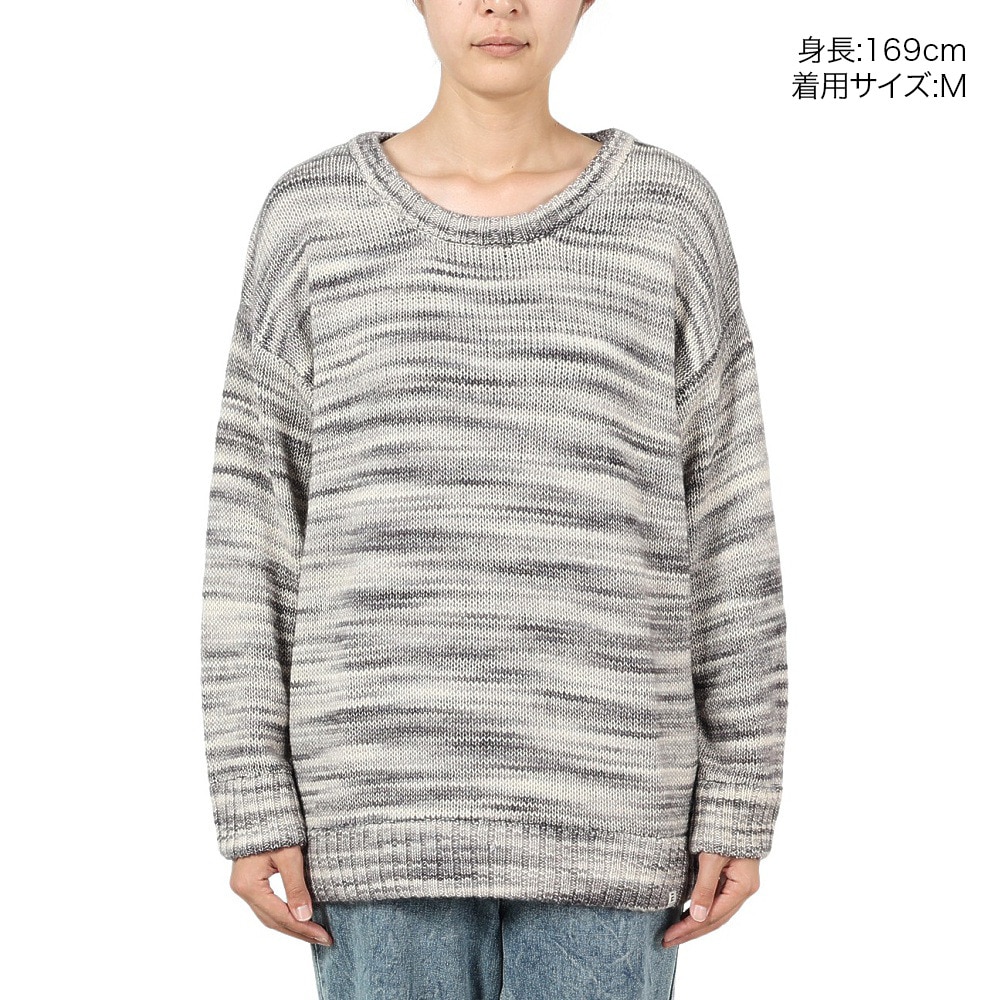 エルケクス（ELKEX）（レディース）ニット クルー EKL4FA0022 CGRY