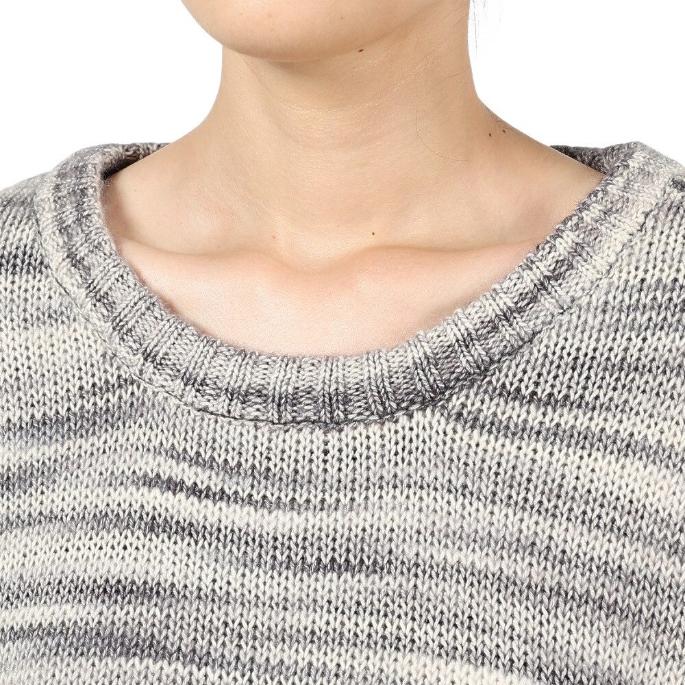 エルケクス（ELKEX）（レディース）ニット クルー EKL4FA0022 CGRY