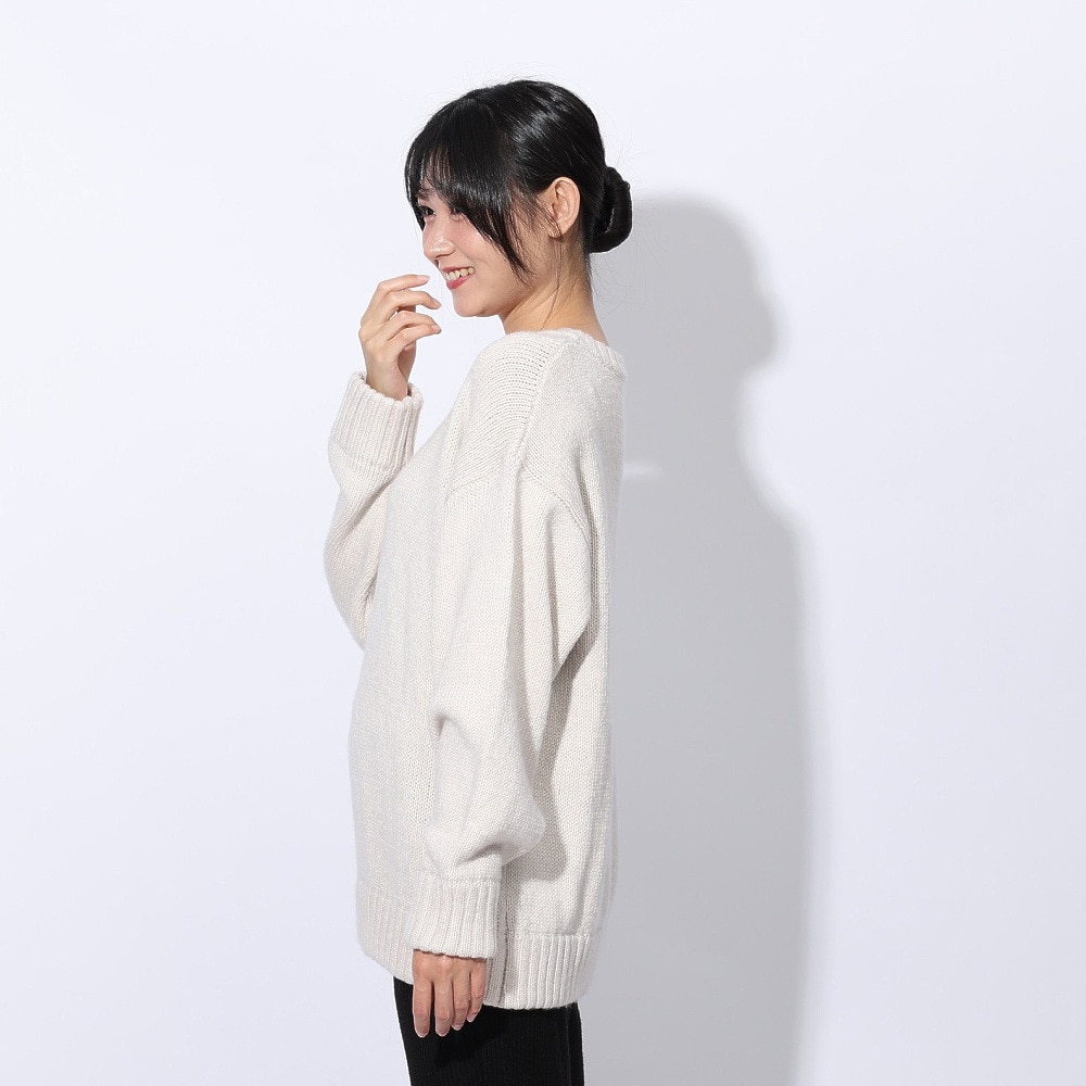 エルケクス（ELKEX）（レディース）ニット クルー EKL4FA0022 OWHT