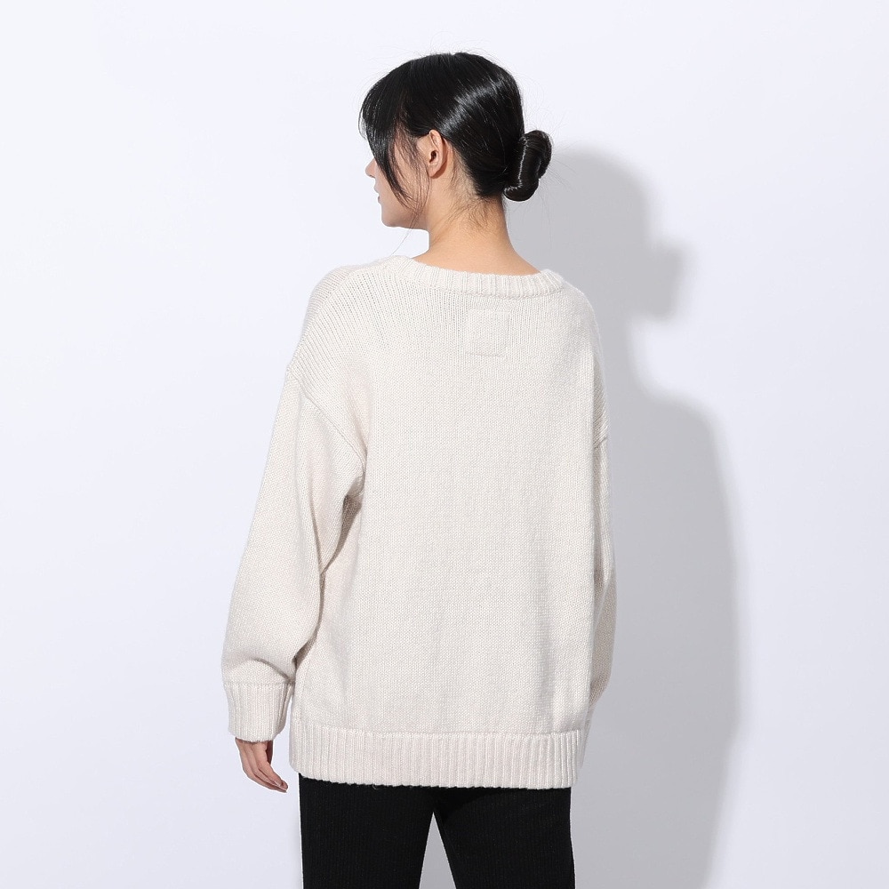 エルケクス（ELKEX）（レディース）ニット クルー EKL4FA0022 OWHT