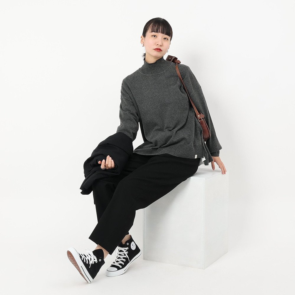 エルケクス（ELKEX）（レディース）長袖 タートルネックニット