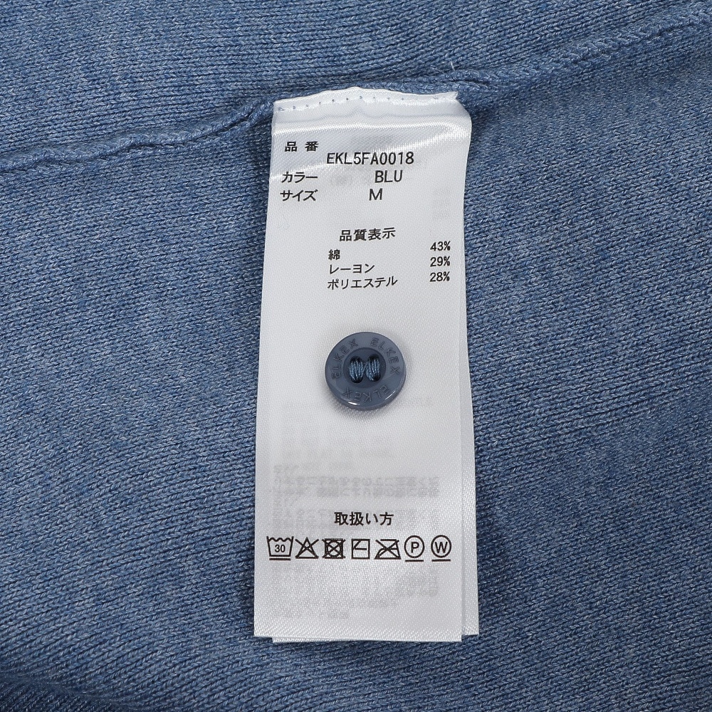 エルケクス（ELKEX）（レディース）長袖 HENRY ニット EKL5FA0018 BLU