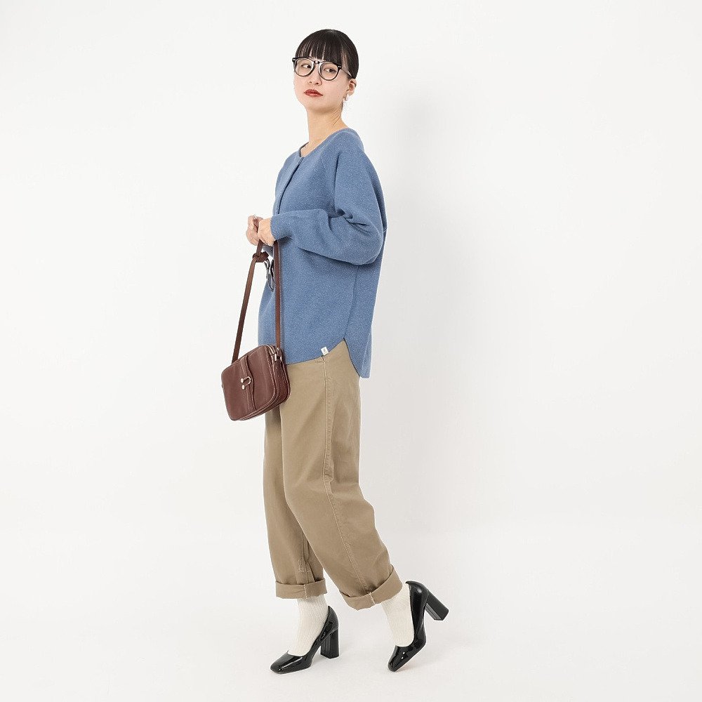 エルケクス（ELKEX）（レディース）長袖 HENRY ニット EKL5FA0018 BLU