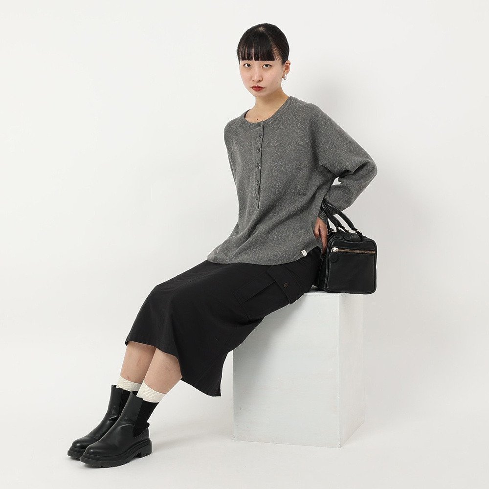 エルケクス（ELKEX）（レディース）長袖 HENRY ニット EKL5FA0018 CGRY