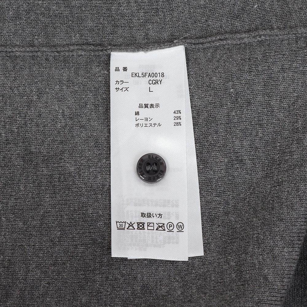 エルケクス（ELKEX）（レディース）長袖 HENRY ニット EKL5FA0018 CGRY