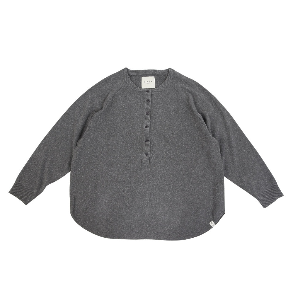 エルケクス（ELKEX）（レディース）長袖 HENRY ニット EKL5FA0018 CGRY