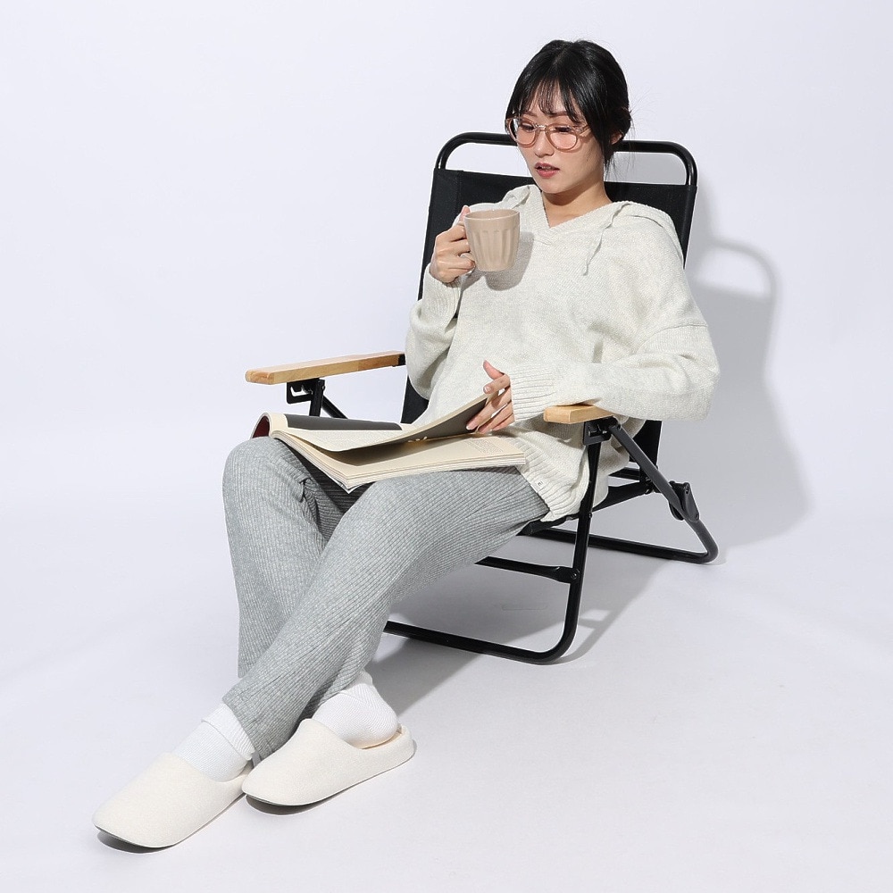 エルケクス（ELKEX）（レディース）ニット フル フーディー EKL4FA0024 OWHT
