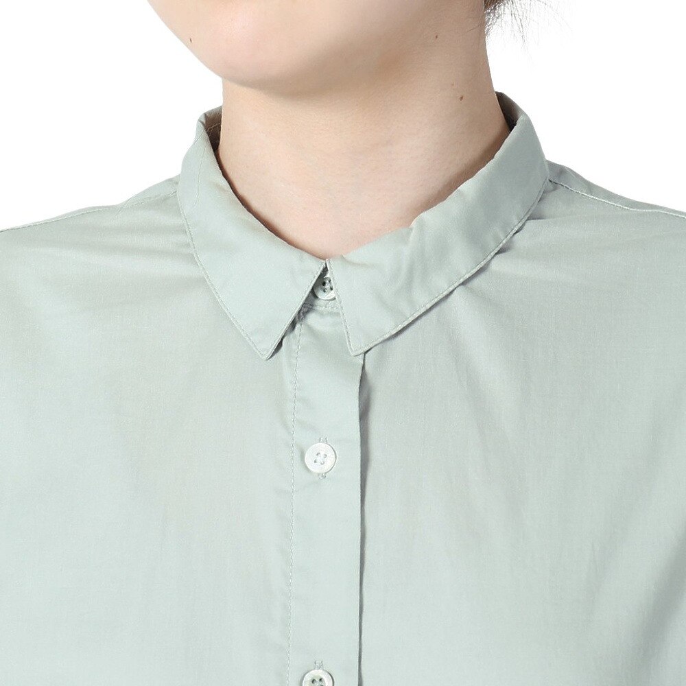 エルケクス（ELKEX）（レディース）ケープ カラー シャツ EKL2SP4208 GRN