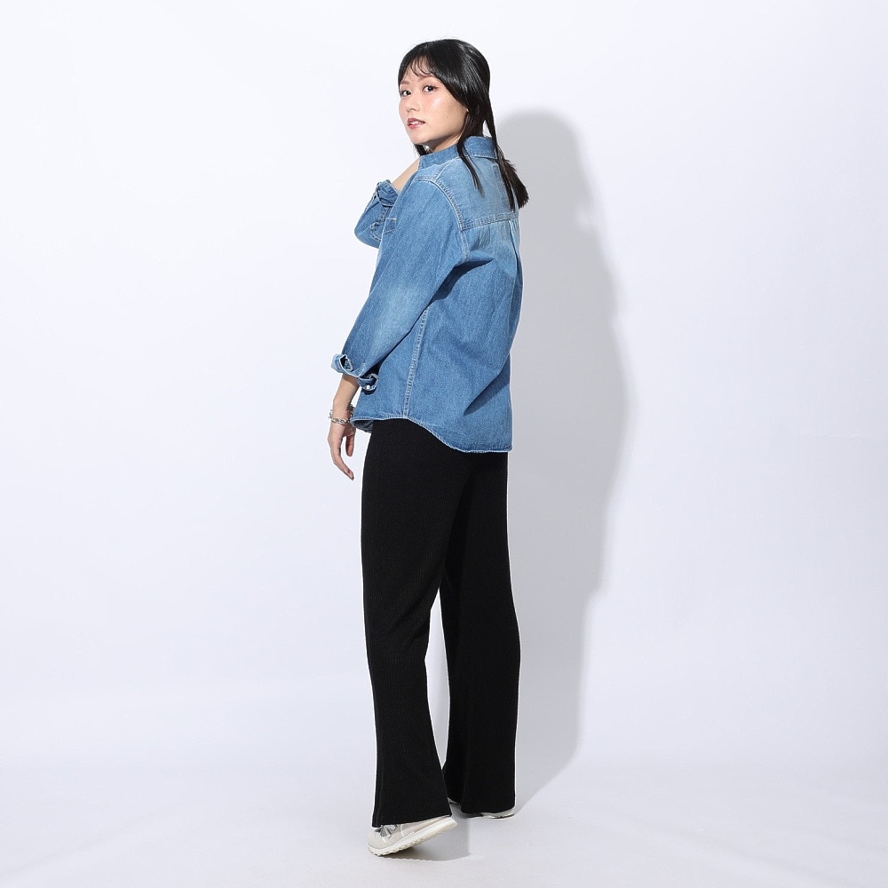 エルケクス（ELKEX）（レディース）デニムシャツ EKL4FA0017 LBLU