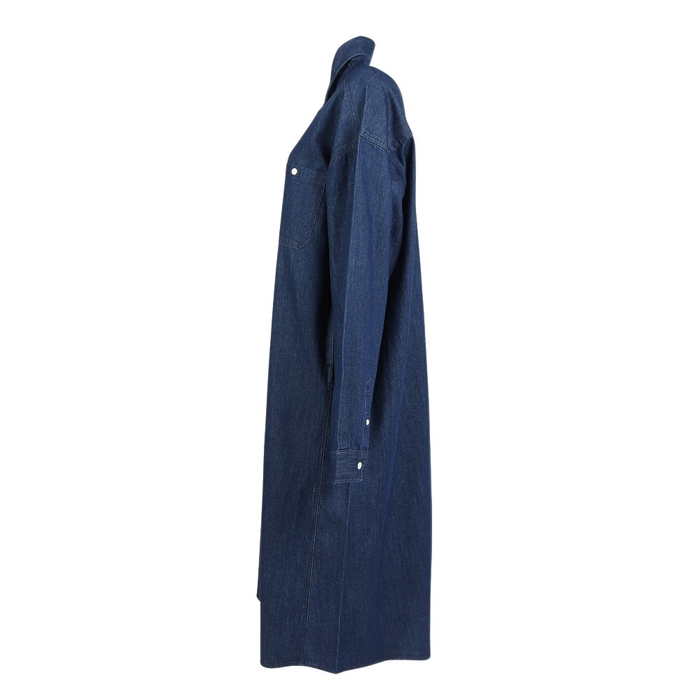 エルケクス（ELKEX）（レディース）長袖 デニム ワンピース EKL5FA0016 IBLU