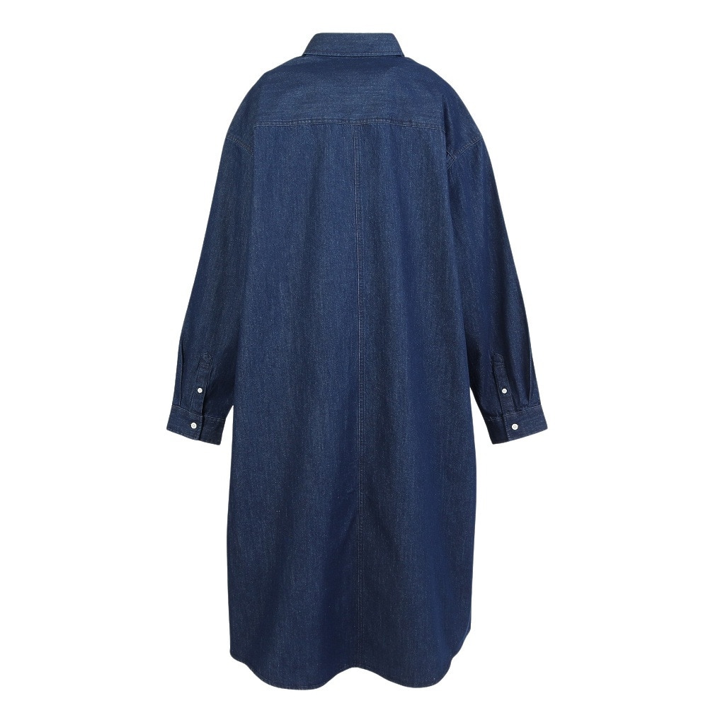 エルケクス（ELKEX）（レディース）長袖 デニム ワンピース EKL5FA0016 IBLU