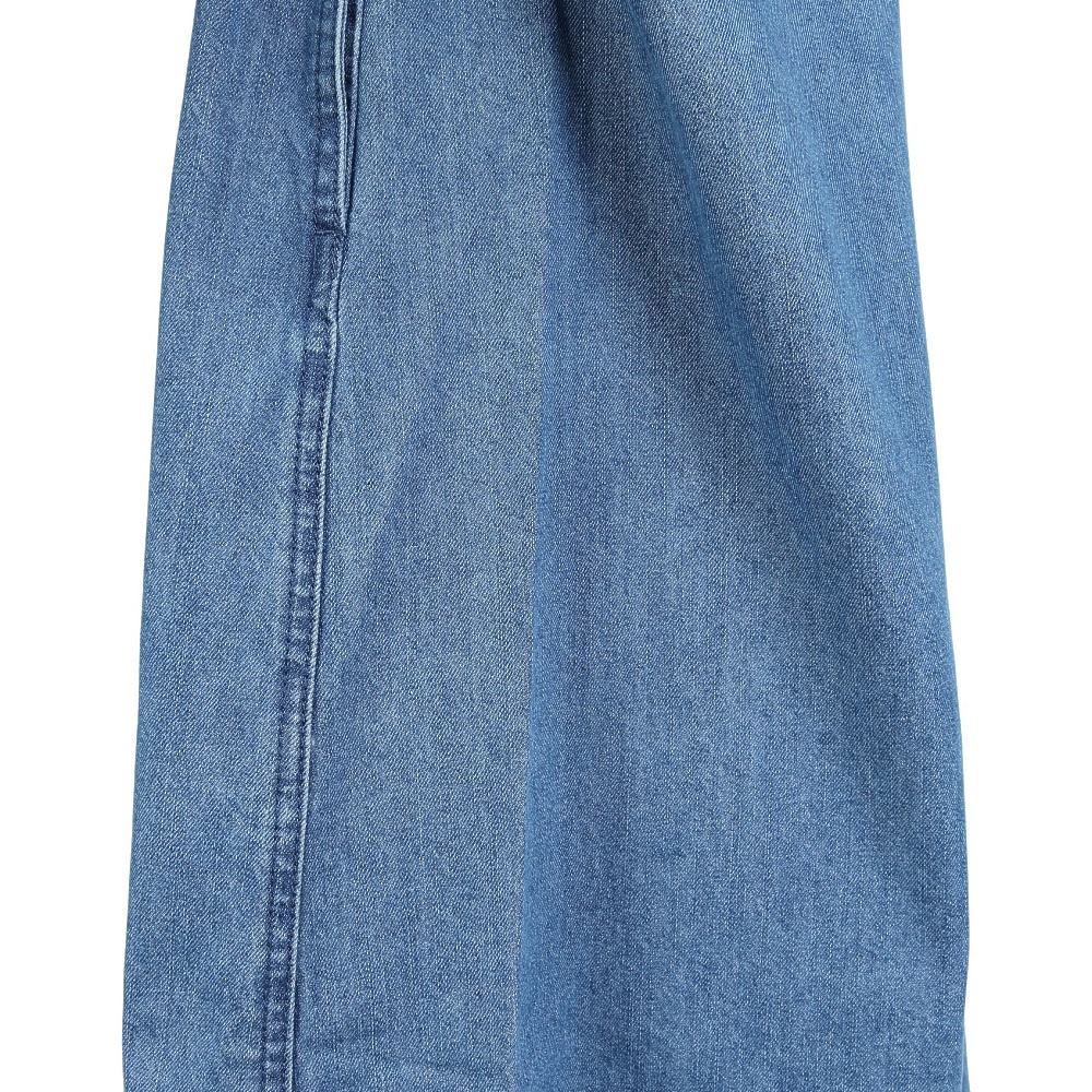 エルケクス（ELKEX）（レディース）長袖 デニム ワンピース EKL5FA0016 LBLU