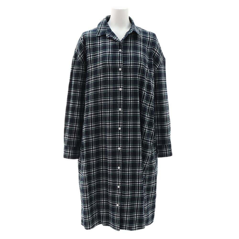  ネルチェックワンピース 872PA9CG8786GRN オンライン価格