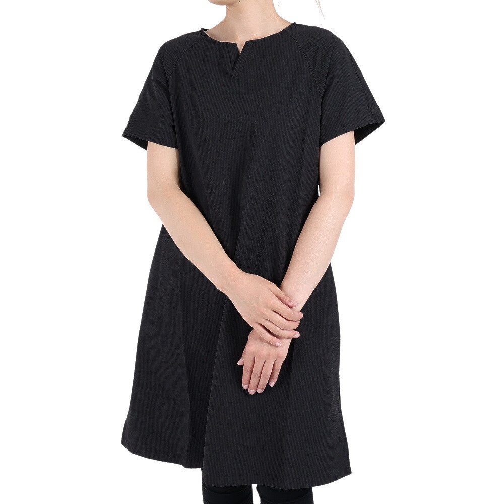  シアサッカーチュニック 872PA1SD6359BLK