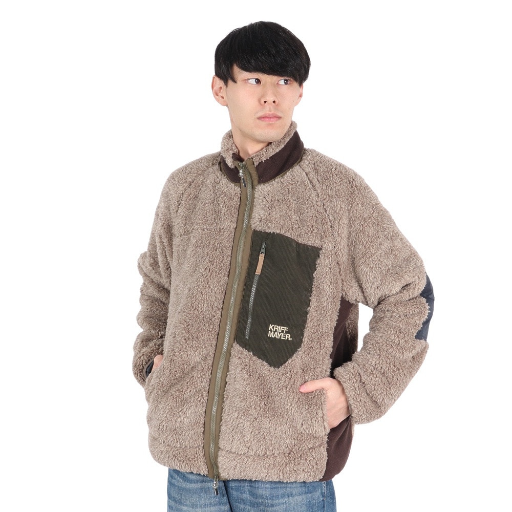 クリフメイヤー（KRIFF MAYER）（メンズ）シャギーボア ジャケット 2414403:15:GRAY