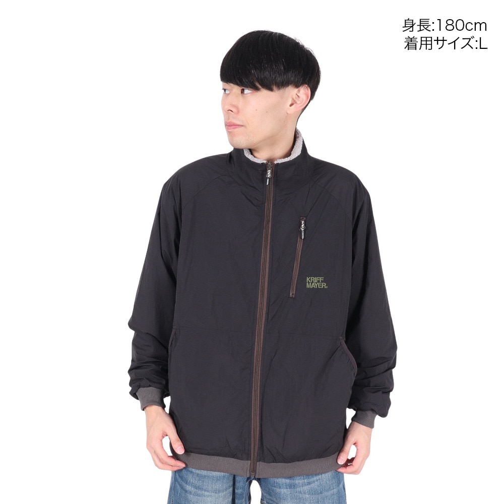 クリフメイヤー（KRIFF MAYER）（メンズ）アウター ひっくりスタンドジャケット リバーシブル 2414407 19 BLACK ブラック