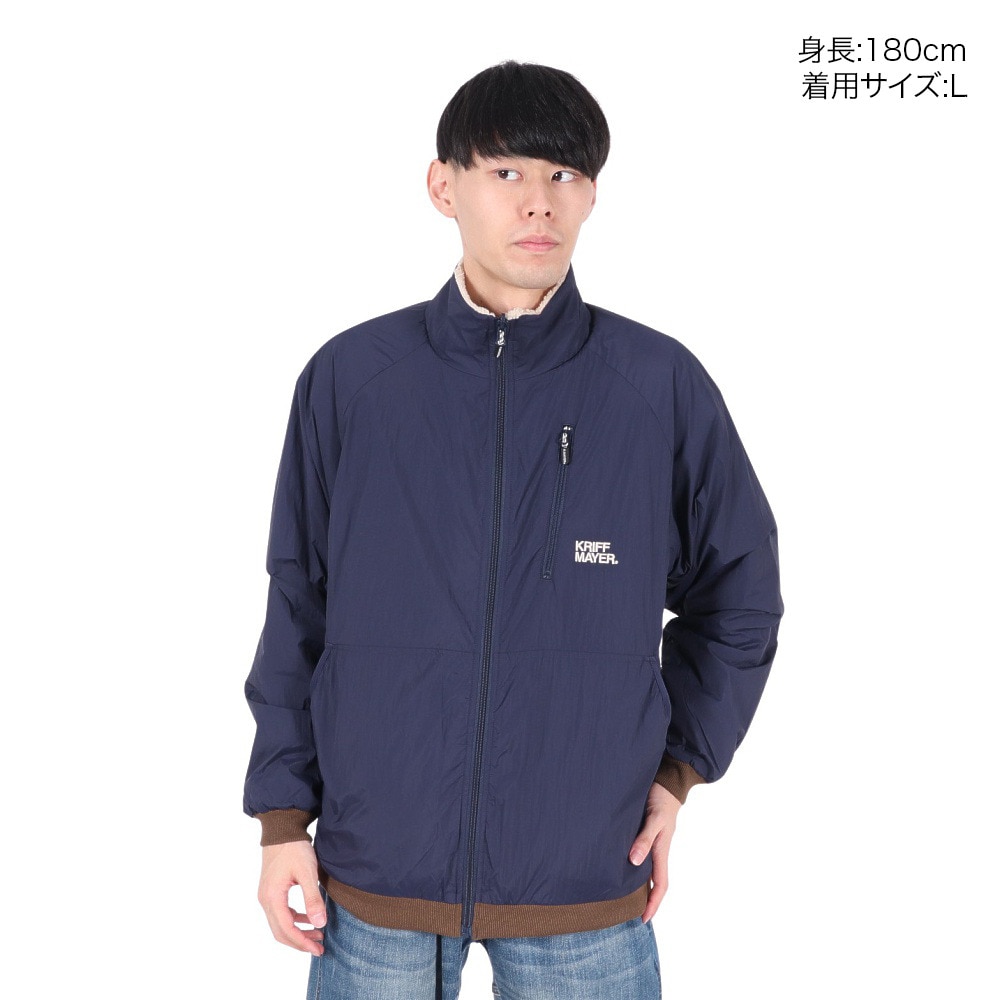 クリフメイヤー（KRIFF MAYER）（メンズ）アウター ひっくりスタンドジャケット リバーシブル 2414407 79 NAVY ネイビー
