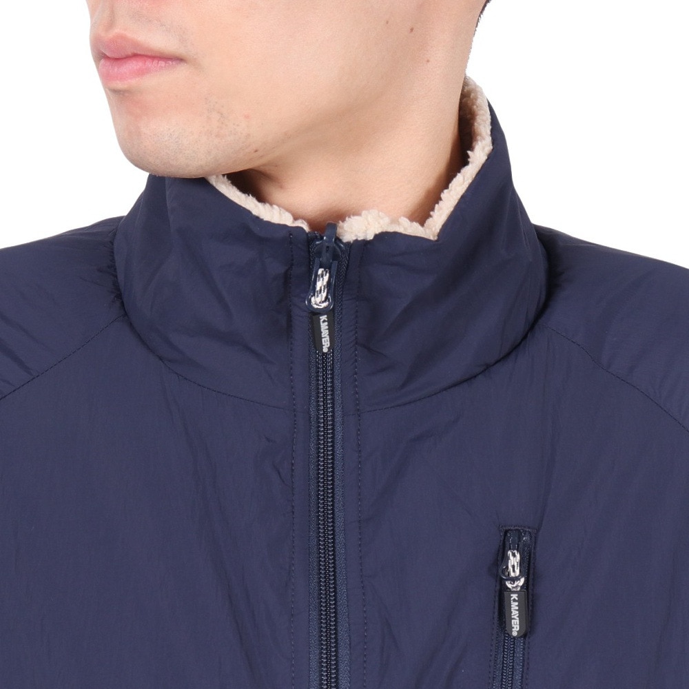 クリフメイヤー（KRIFF MAYER）（メンズ）アウター ひっくりスタンドジャケット リバーシブル 2414407 79 NAVY ネイビー