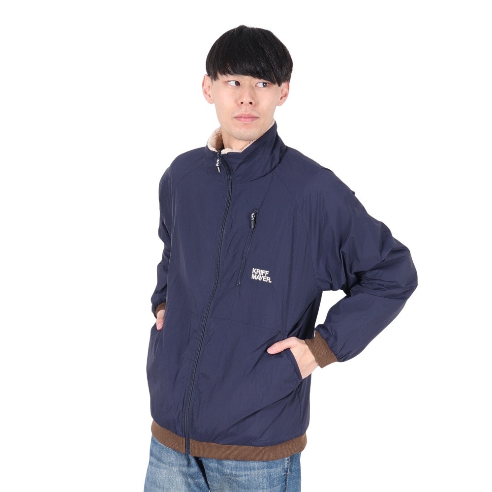 クリフメイヤー（KRIFF MAYER）（メンズ）アウター ひっくりスタンドジャケット リバーシブル 2414407 79 NAVY ネイビー