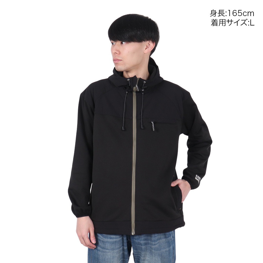 クリフメイヤー（KRIFF MAYER）（メンズ）クリーネスカットフードジャケット 2417802 19 BLACK アウター