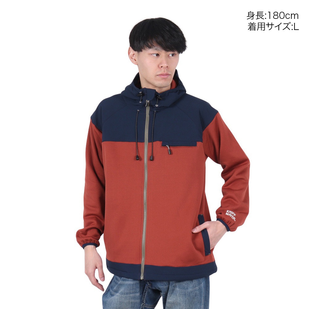 クリフメイヤー（KRIFF MAYER）（メンズ）クリーネスカットフードジャケット 2417802 35 RED アウター