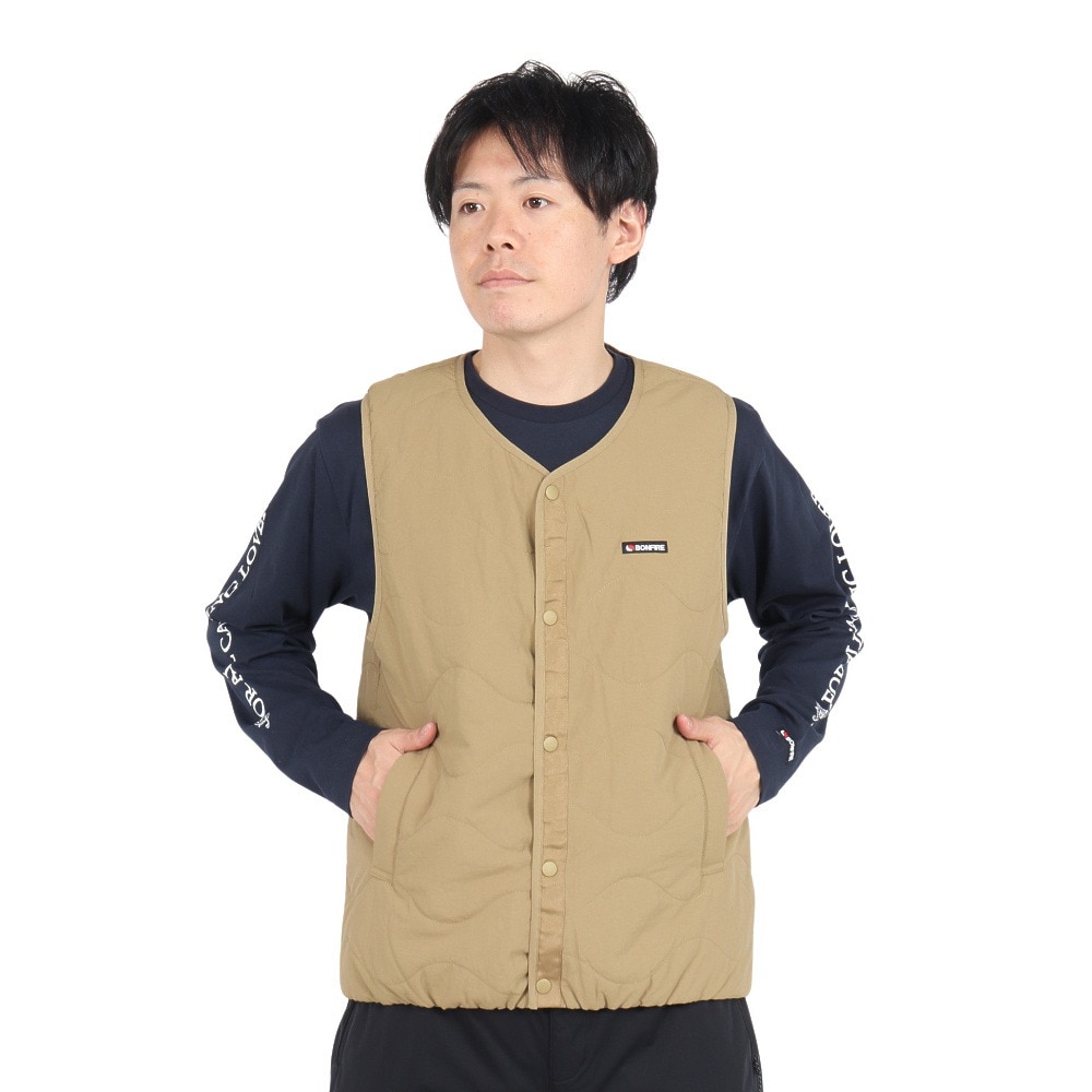 ボンファイア（Bonfire）（メンズ）アウター アダプトジャケット 50BNF4FEG2361 BEG ベージュ 3WAY仕様 ジャケット + ベスト