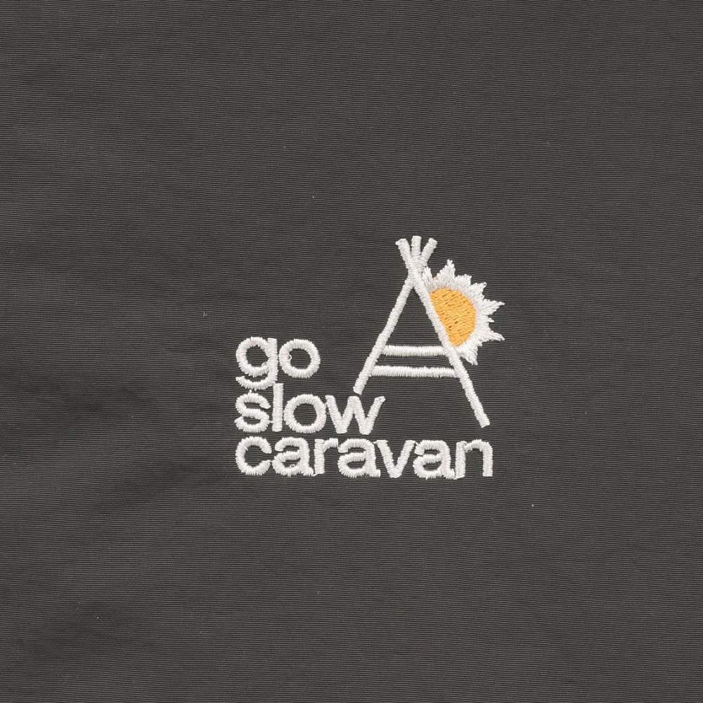 ゴースローキャラバン（GOSLOWCARAVAN）（メンズ）ウェザークロスパネル刺繍フィールドコート 360232 BLK