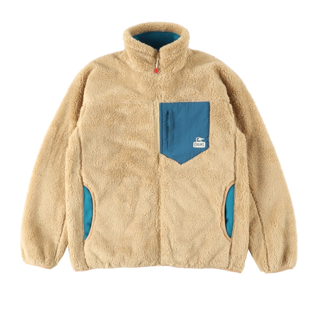 チャムス（CHUMS）（メンズ）ボンディングフリースジャケット Bonding Fleece もこもこ ボア CH04-1277-B001 防寒