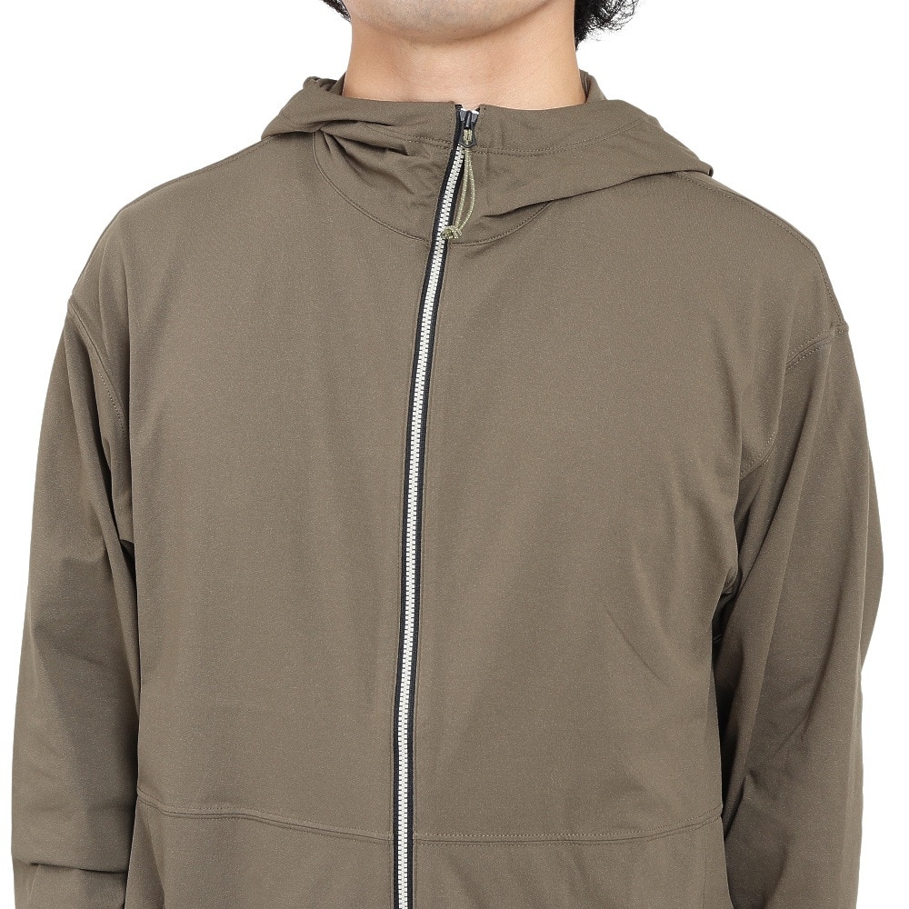 ニューバランス（new balance）（メンズ）ラッシュガード 長袖 パーカー UVカット UPF40+ 紫外線対策 MT1996  JMJL2279DRC アウトドア・キャンプ用品はエルブレス