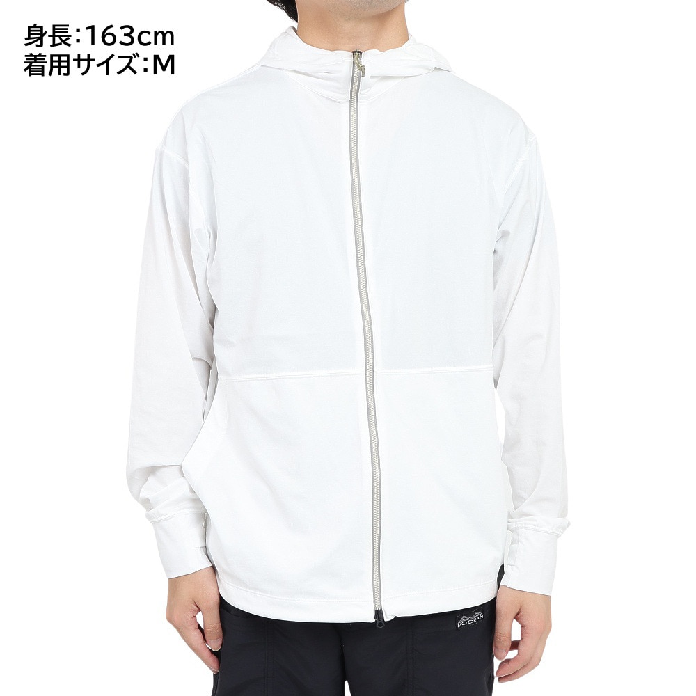 ニューバランス（new balance）（メンズ）ラッシュガード 長袖 パーカー UVカット UPF40+ 紫外線対策 MT1996 JMJL2279MW1 アウター