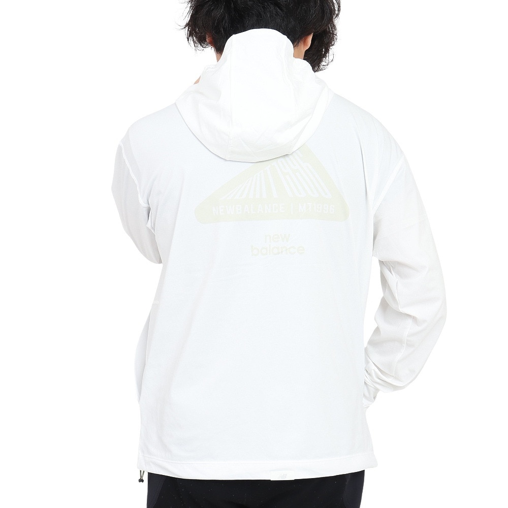 ニューバランス（new balance）（メンズ）ラッシュガード 長袖 パーカー UVカット UPF40+ 紫外線対策 MT1996 JMJL2279MW1 アウター