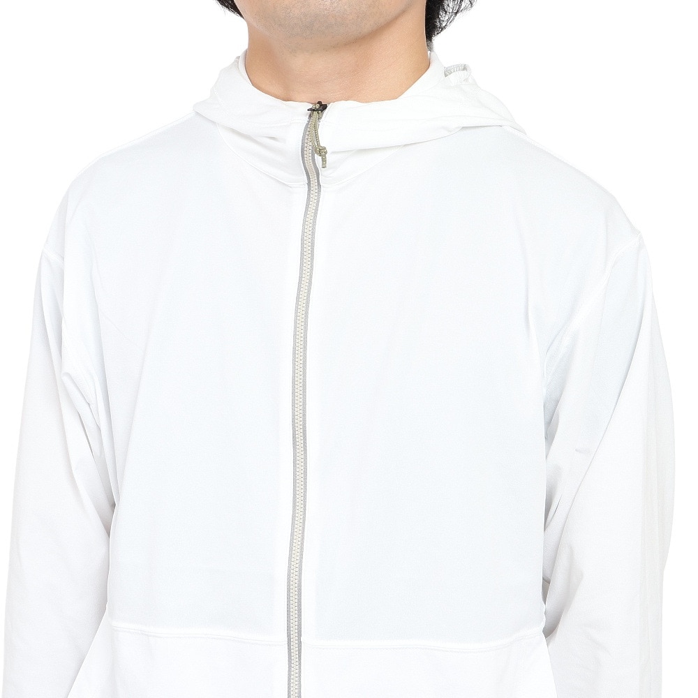 ニューバランス（new balance）（メンズ）ラッシュガード 長袖 パーカー UVカット UPF40+ 紫外線対策 MT1996 JMJL2279MW1 アウター