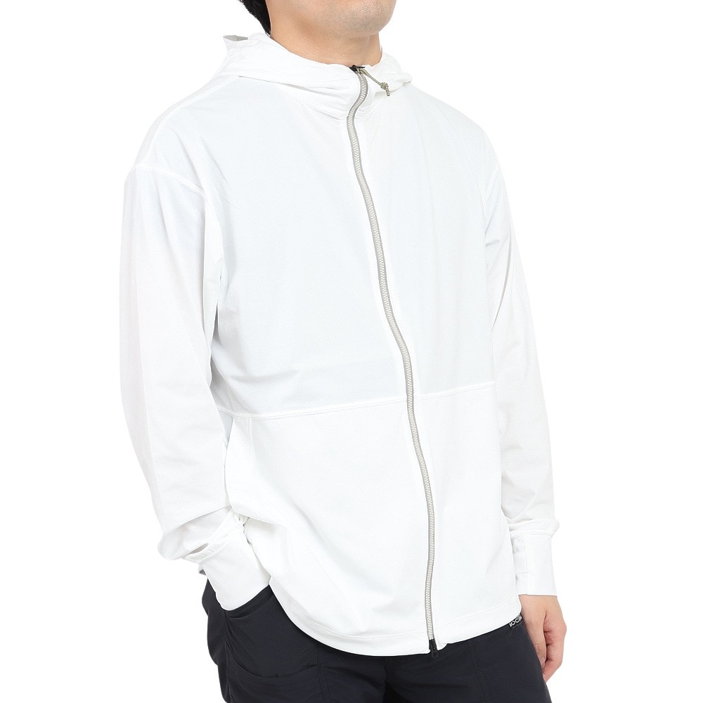ニューバランス（new balance）（メンズ）ラッシュガード 長袖 パーカー UVカット UPF40+ 紫外線対策 MT1996 JMJL2279MW1 アウター