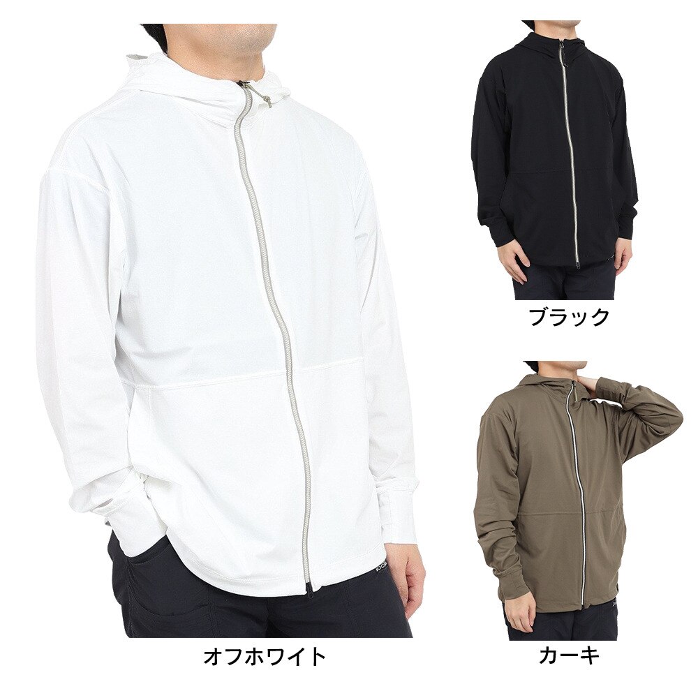 ニューバランス（new balance）（メンズ）ラッシュガード 長袖 パーカー UVカット UPF40+ 紫外線対策 MT1996 JMJL2279MW1