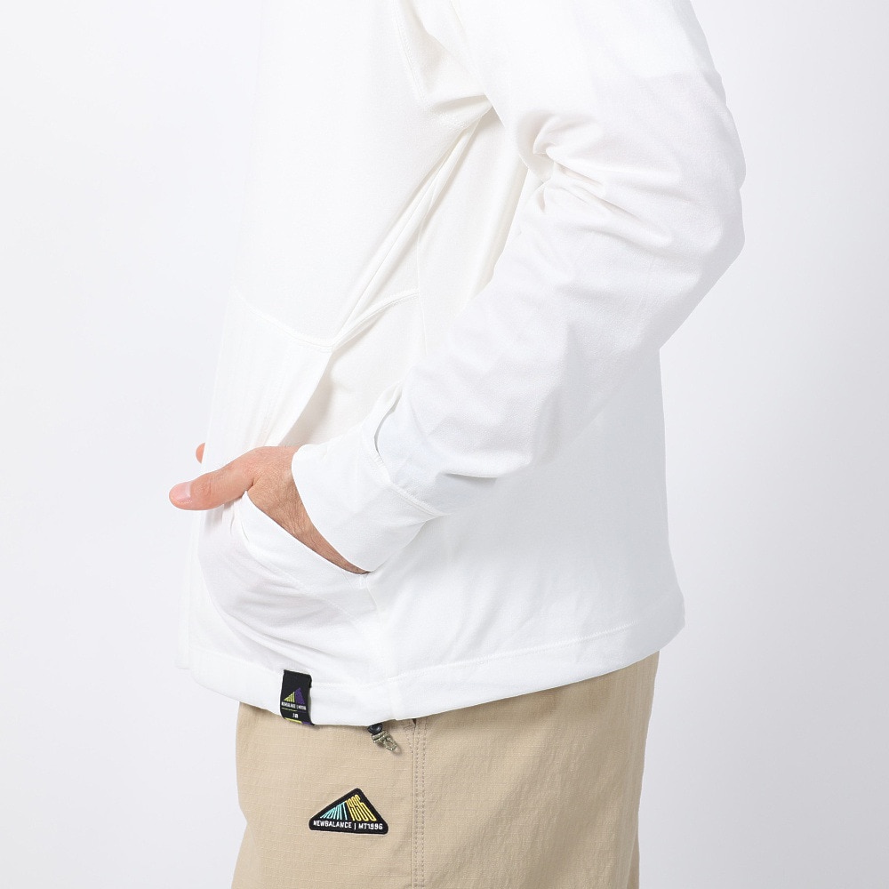 ニューバランス（new balance）（メンズ）ラッシュガード 長袖 パーカー フルジップ 速乾 UVカット 紫外線対策 MT1996 AMJ35007MW1 アウター