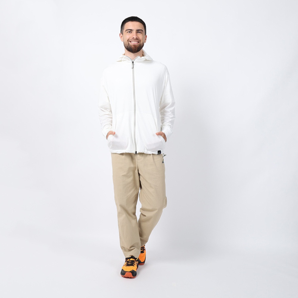 ニューバランス（new balance）（メンズ）ラッシュガード 長袖 パーカー フルジップ 速乾 UVカット 紫外線対策 MT1996 AMJ35007MW1 アウター