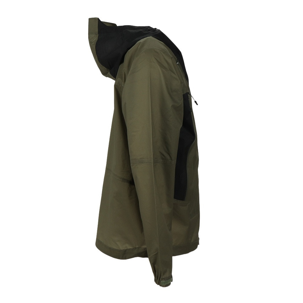 ジャックウルフスキン（JackWolfskin）（メンズ）アウター レインジャケット JP クラウドバースト ジャケット V2 5030611-4550 オリーブ 収納袋付 耐水 防風