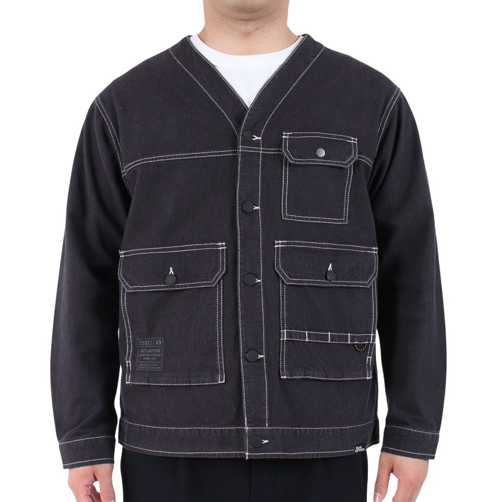 ジャックウルフスキン（JackWolfskin）（メンズ）アウター ジャケット HMP WOODWORKER ウッドワーカージャケット 5030701-6350 チャコールグレー